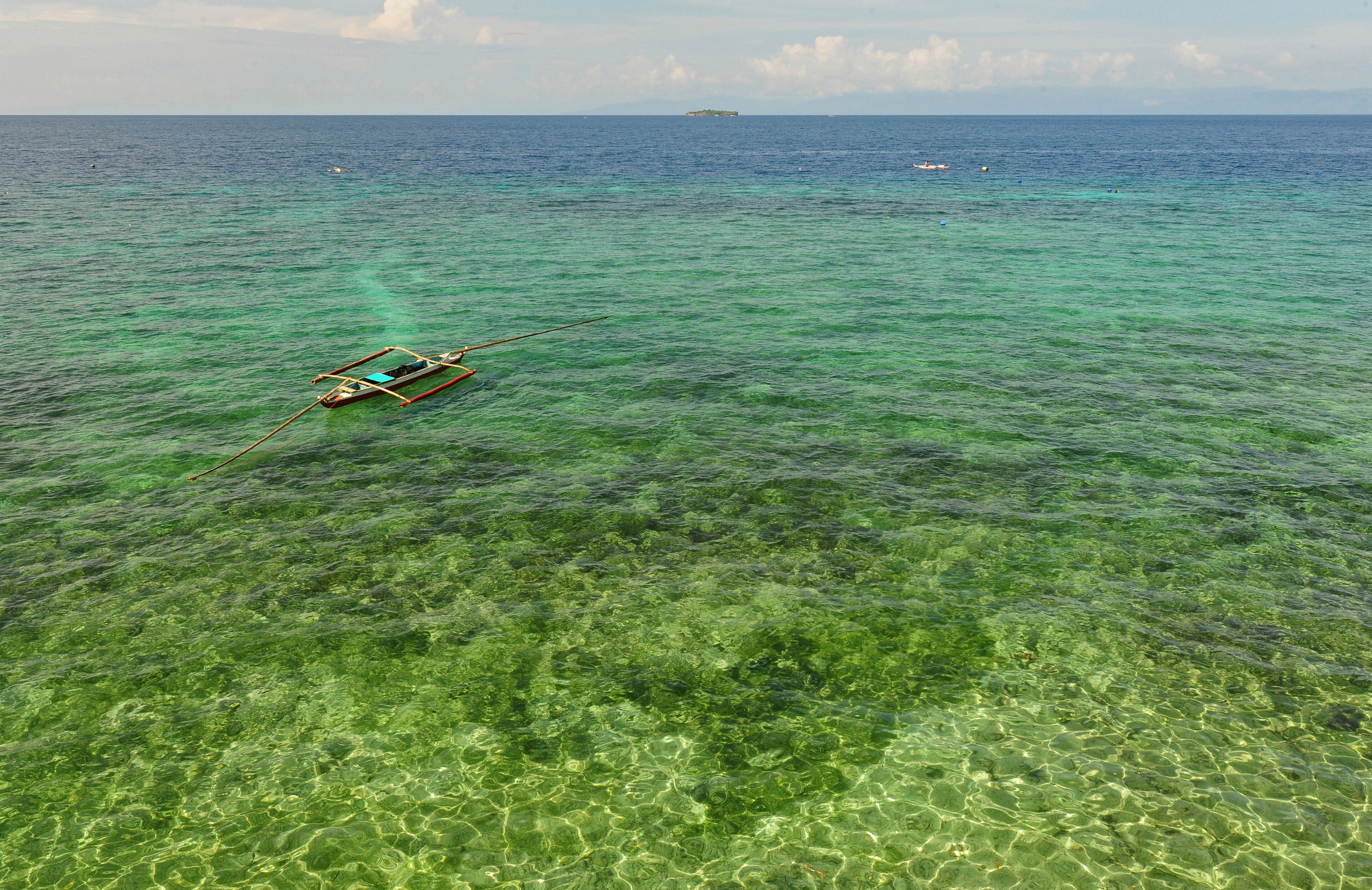 Philippines, Cebu, Moalboal, transparent seashore