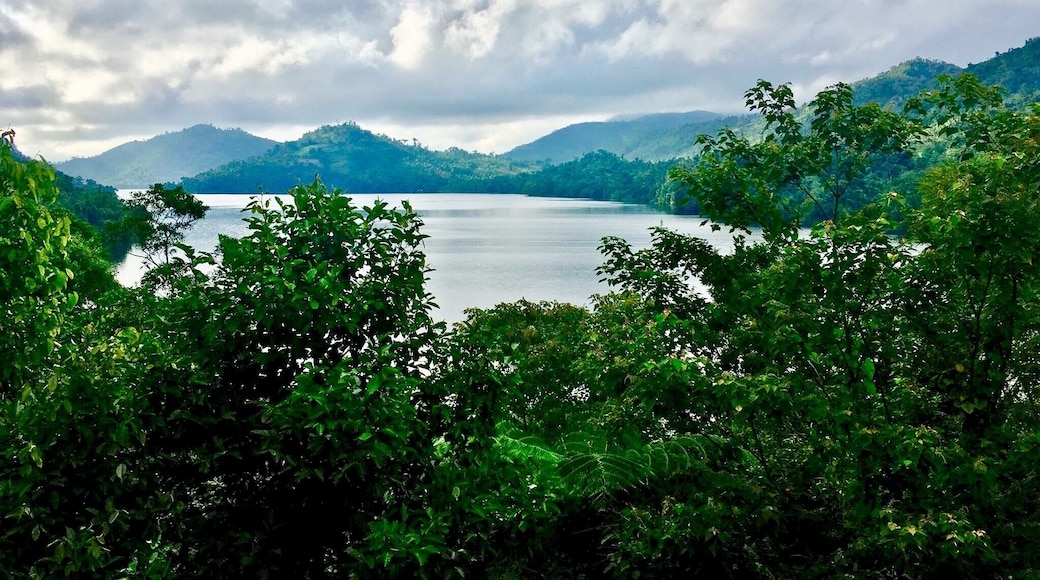 Lake Danao, Ormoc City Philippines, 2130 ft above sea level #Aboveitall #lake #green #mountain #nature #calm