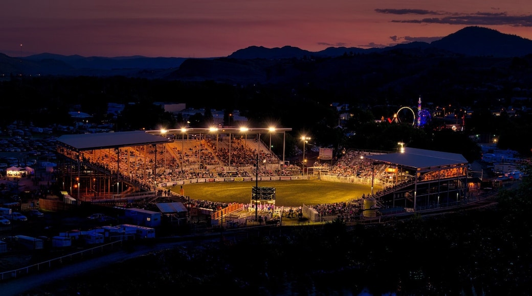 Overlooking the famous Omak rodeo/stampede.
