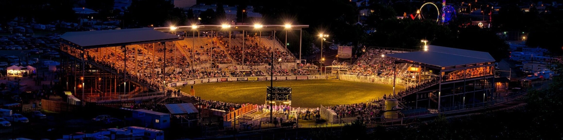 Overlooking the famous Omak rodeo/stampede.