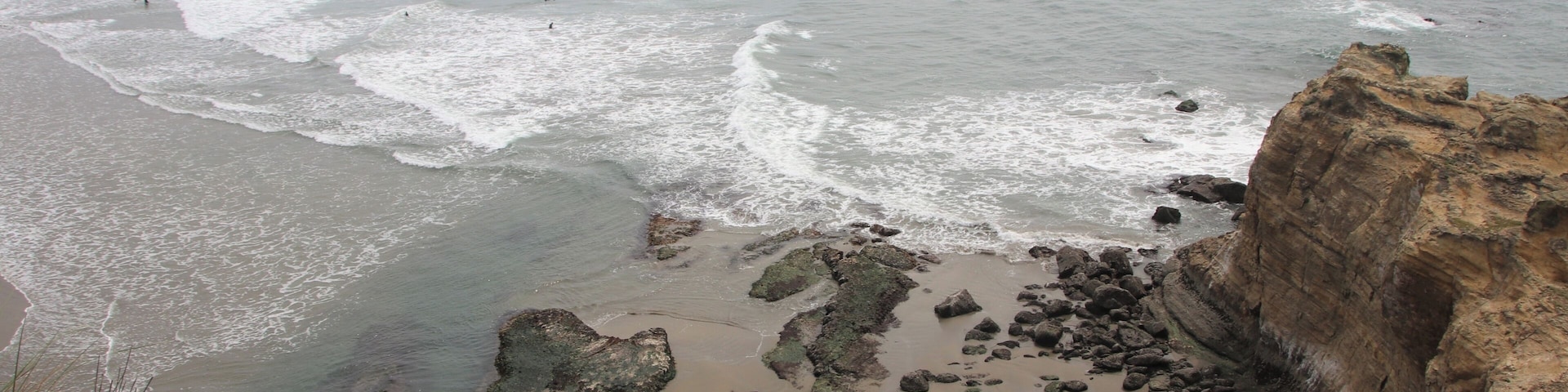Beverly Beach overlook is a good place to watch the surfers.  It’s also close to several others places to stop and inhale along coastal Highway 101.