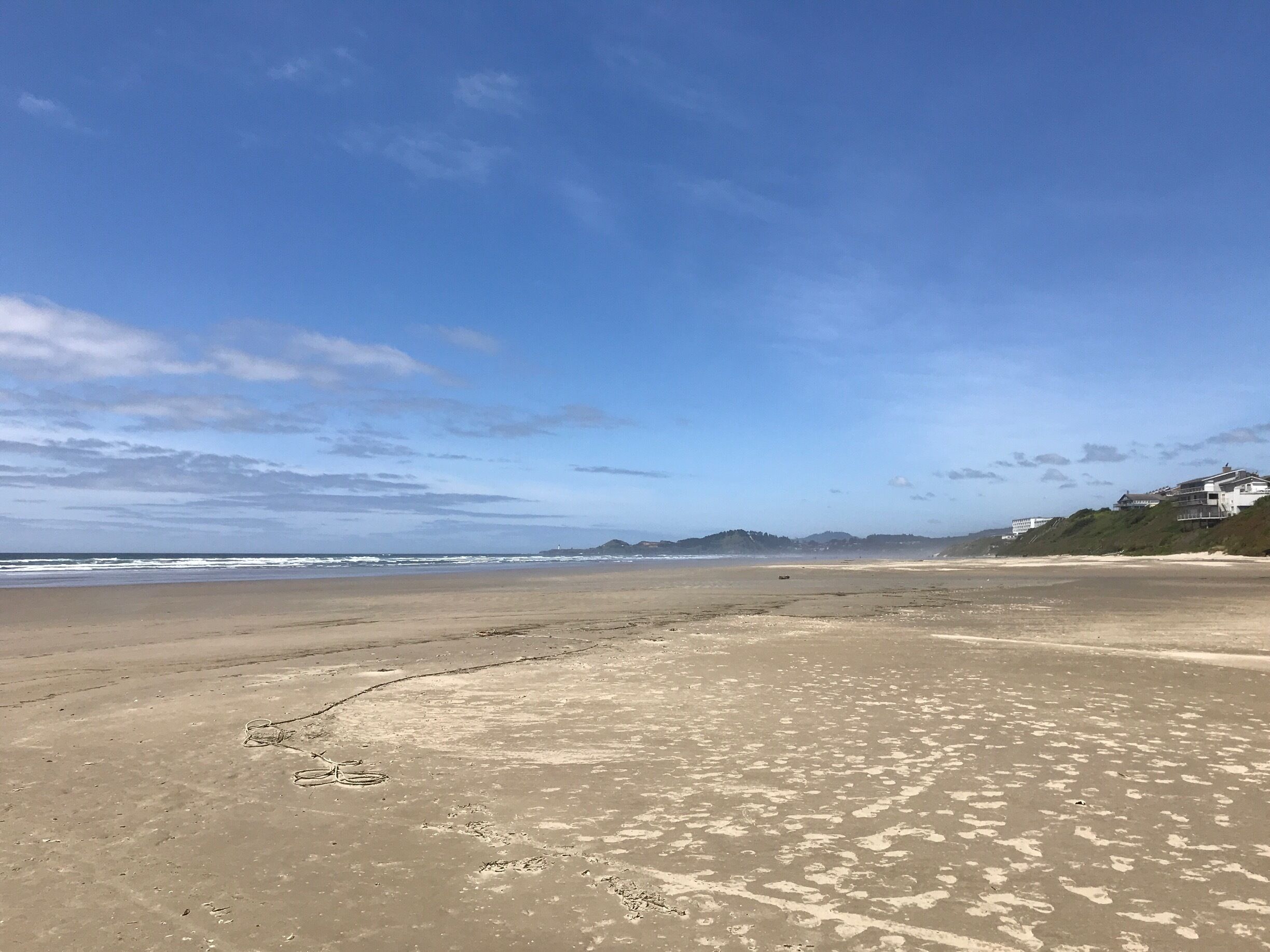 Beautiful Beach on Oregon’s coast near Newport.