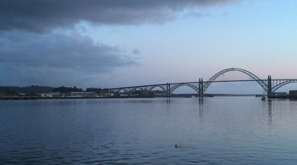 My new town view. #newport #nofilter #bridges #oregoncoast #pnw #oregon