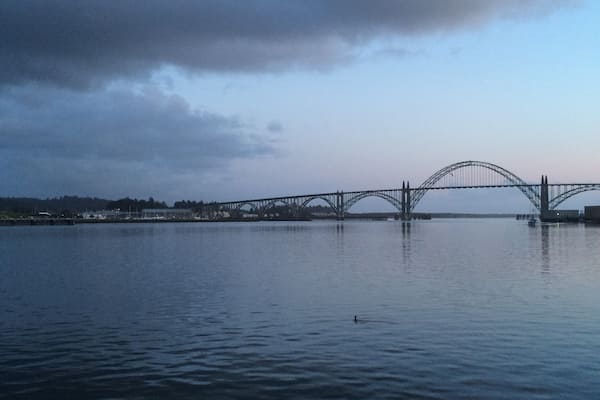 My new town view. #newport #nofilter #bridges #oregoncoast #pnw #oregon