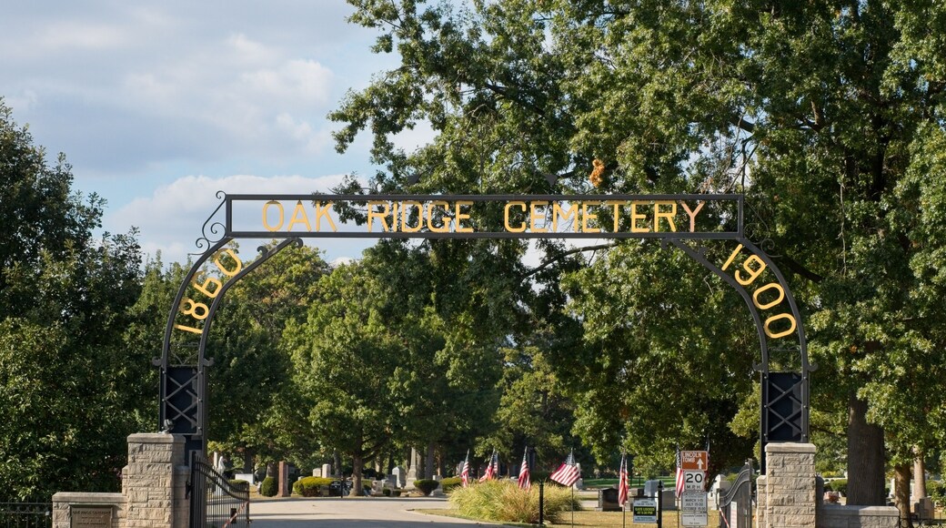 Oak Ridge Cemetery Historic Entrance Arch, Springfield, Illinois
