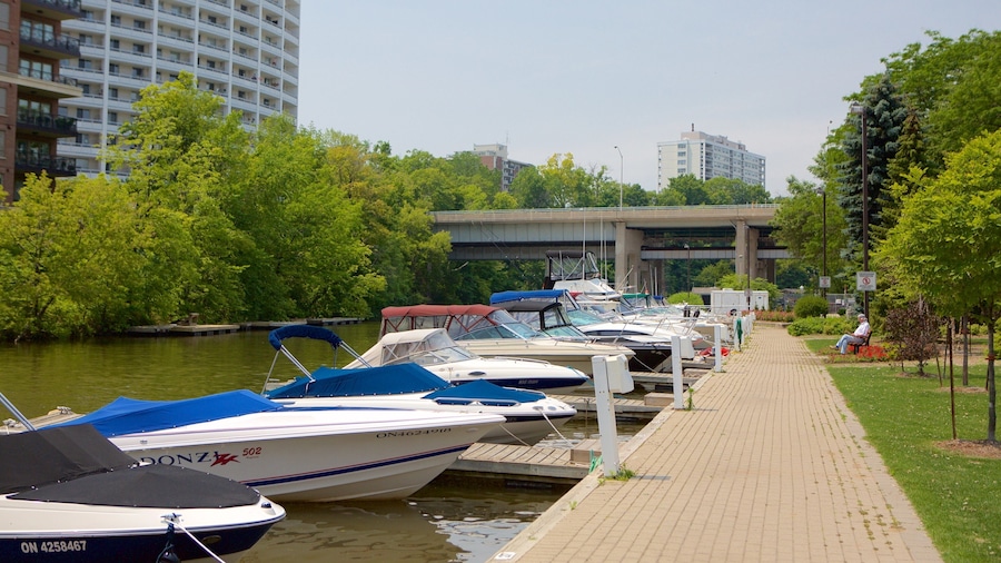 Oakville featuring boating, a park and a marina