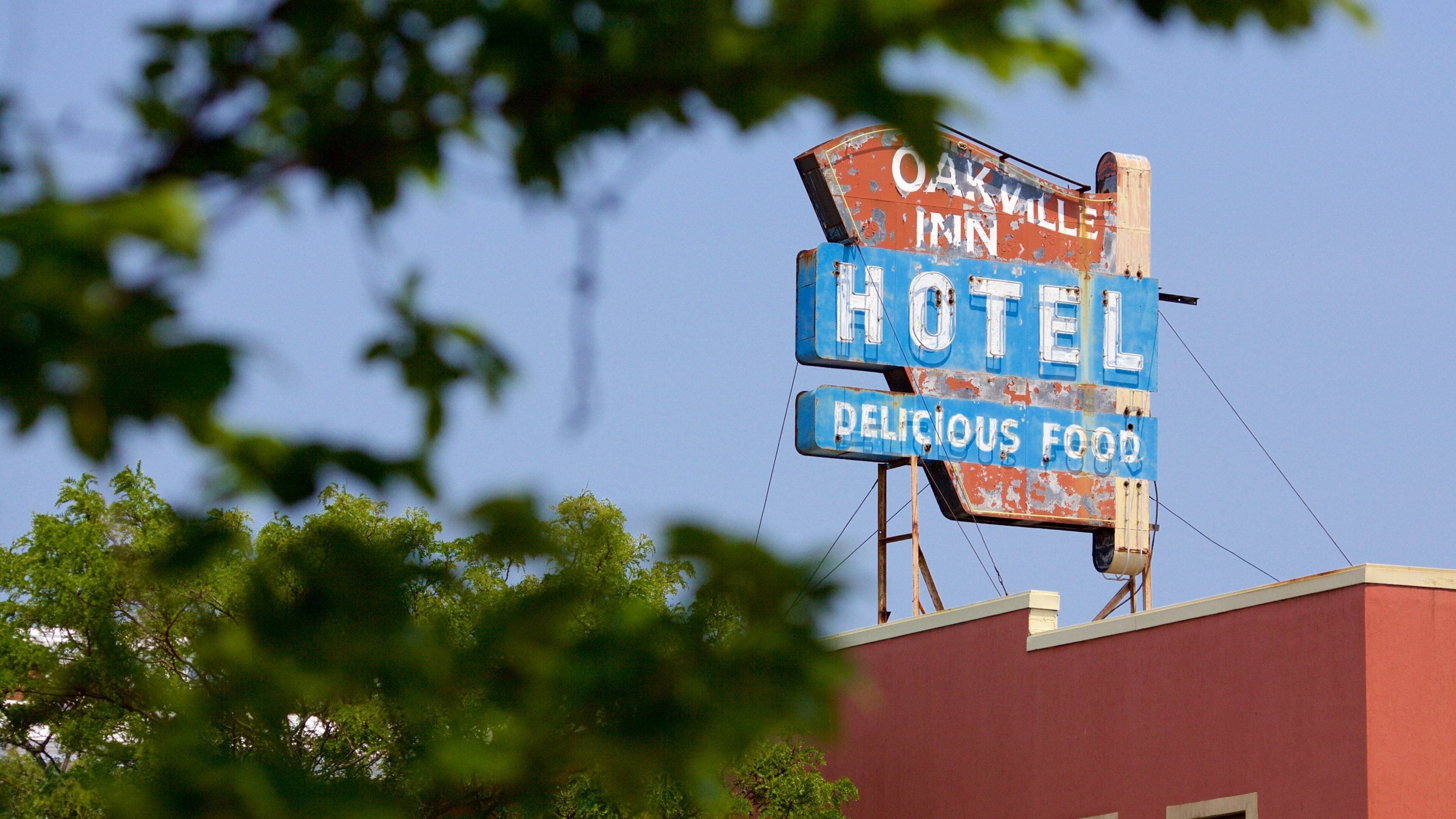 Oakville featuring signage