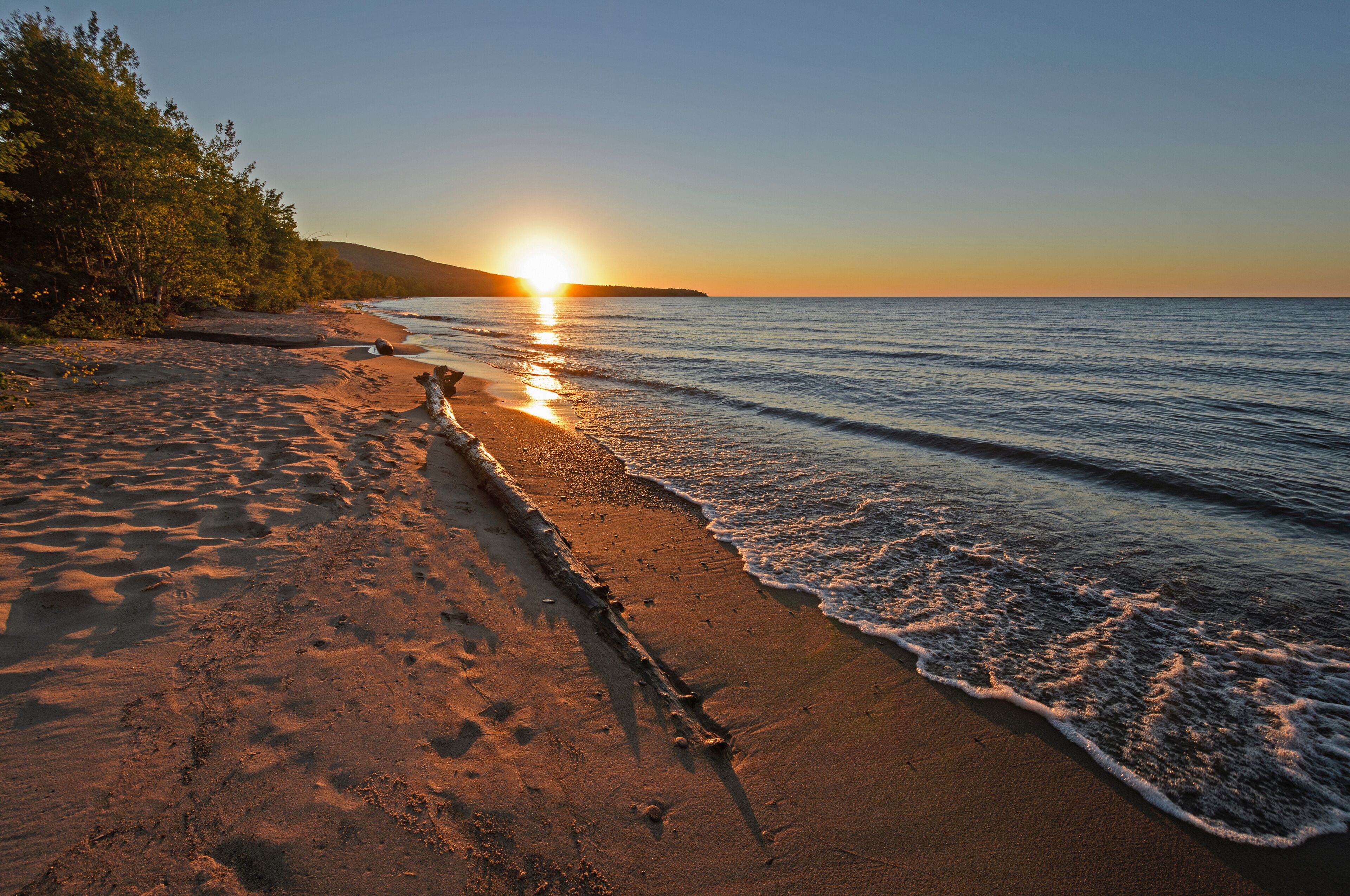 Sunset on a Quiet Lakeshore