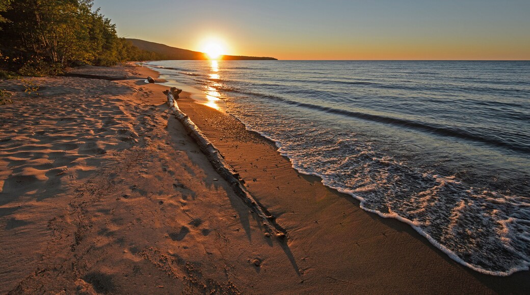 Sunset on a Quiet Lakeshore