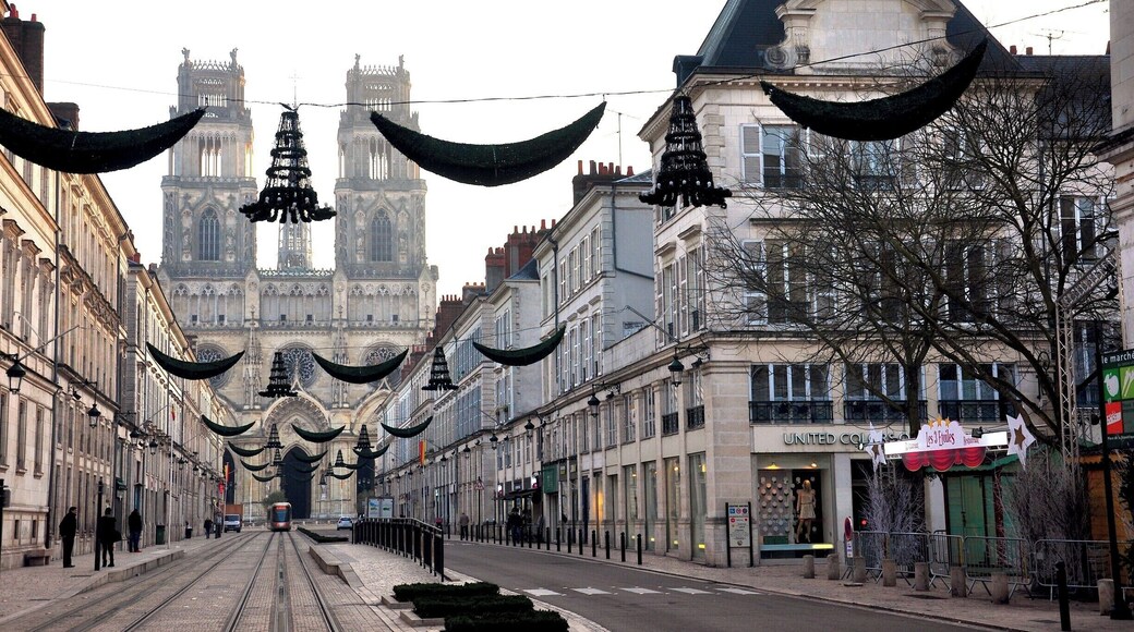 Orléans is a great town to wander around - with an extensive historic centre and some truly grand elements, such as the cathedral with its ornate towers and the Rue Jeanne d'Arc.