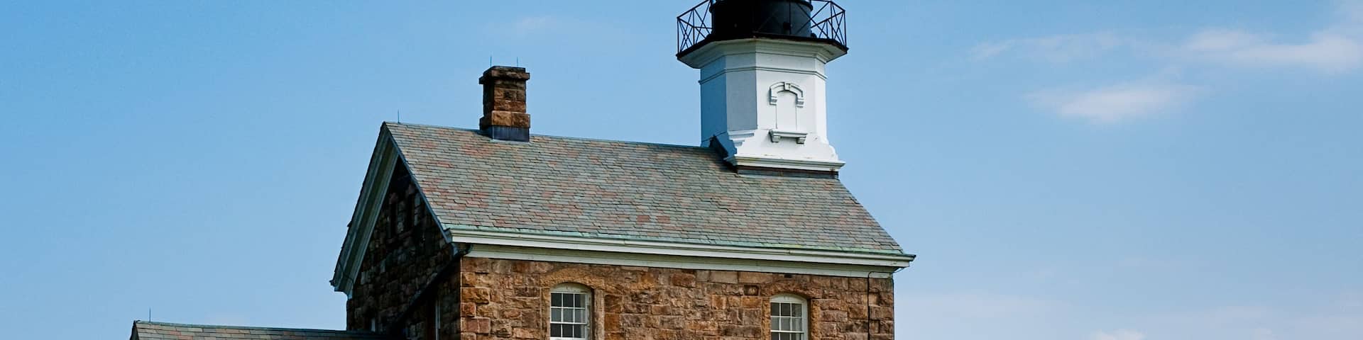 Sheffield Island lighthouse had a keeper who had farm animals that would cross over to nearby islands and become stranded, leaving the keeper to constantly try to keep the animals on the island.