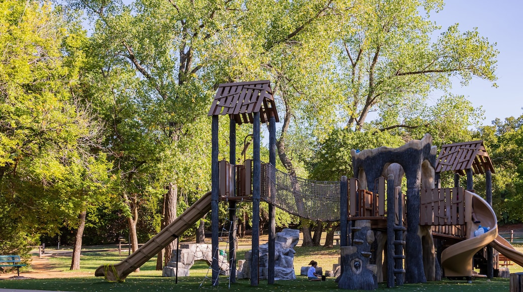 Sunny view of the landscape of EC Hafer Park
