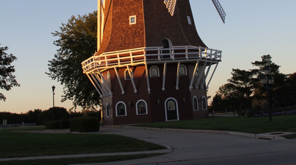dutch windmill in the country