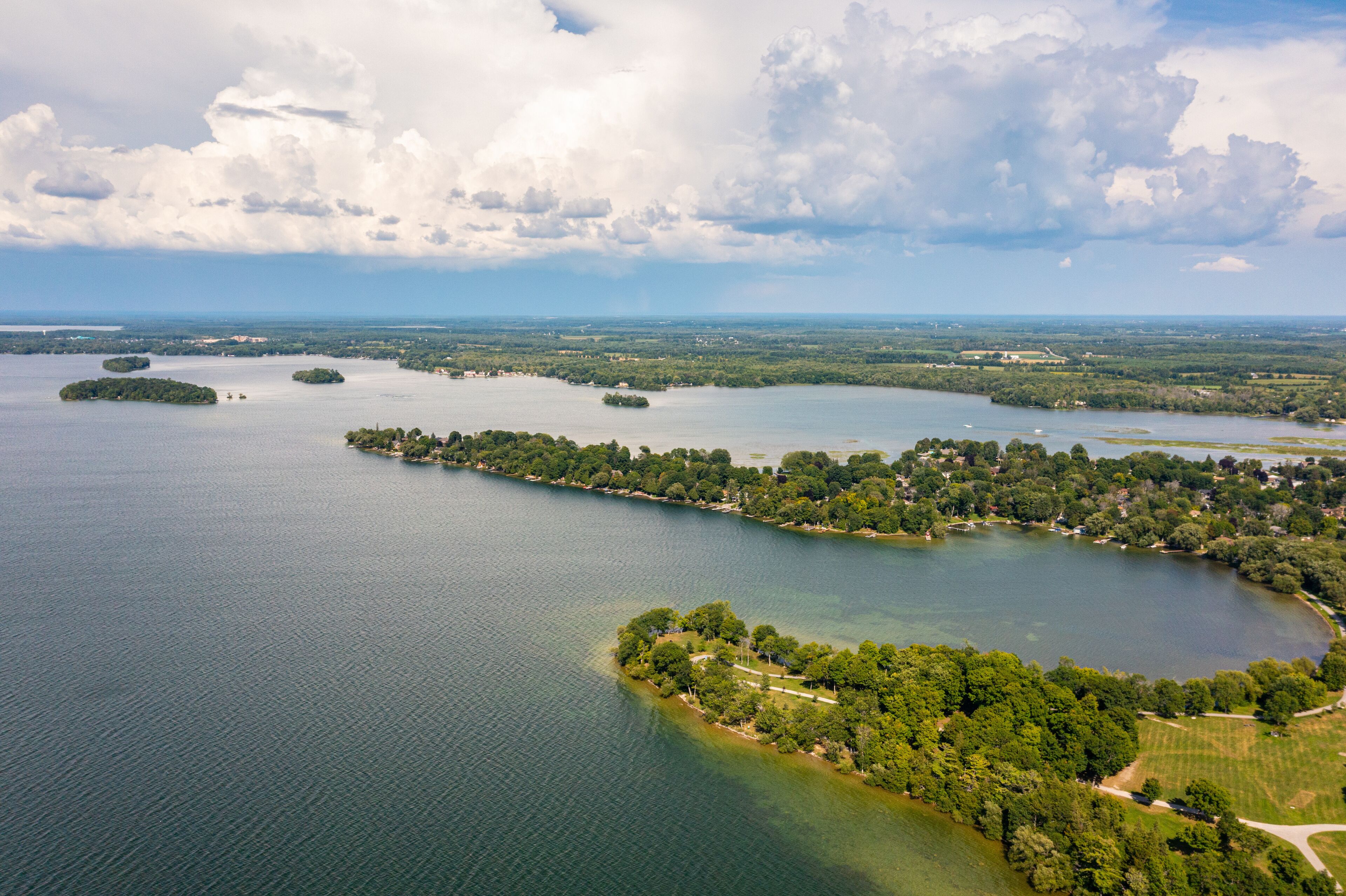 Orillia Shanon bay ontario canada lake simco