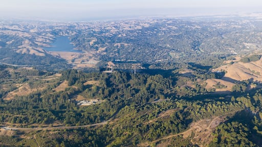 Aerial Panorama of Oakland Hills and Parks in San Francisco Bay Area