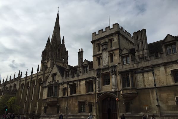 All Souls College's official name is: The Warden and the College of the Souls of All Faithful People Deceased in the University of Oxford. It is one of the wealthiest college in Oxford.