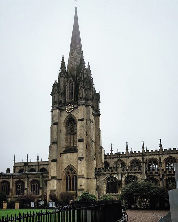 Sight seeing in Oxford. 

Just a train ride from London. Luckily, I was visiting a friend who attends college there, so we were able to go into some of the colleges. 