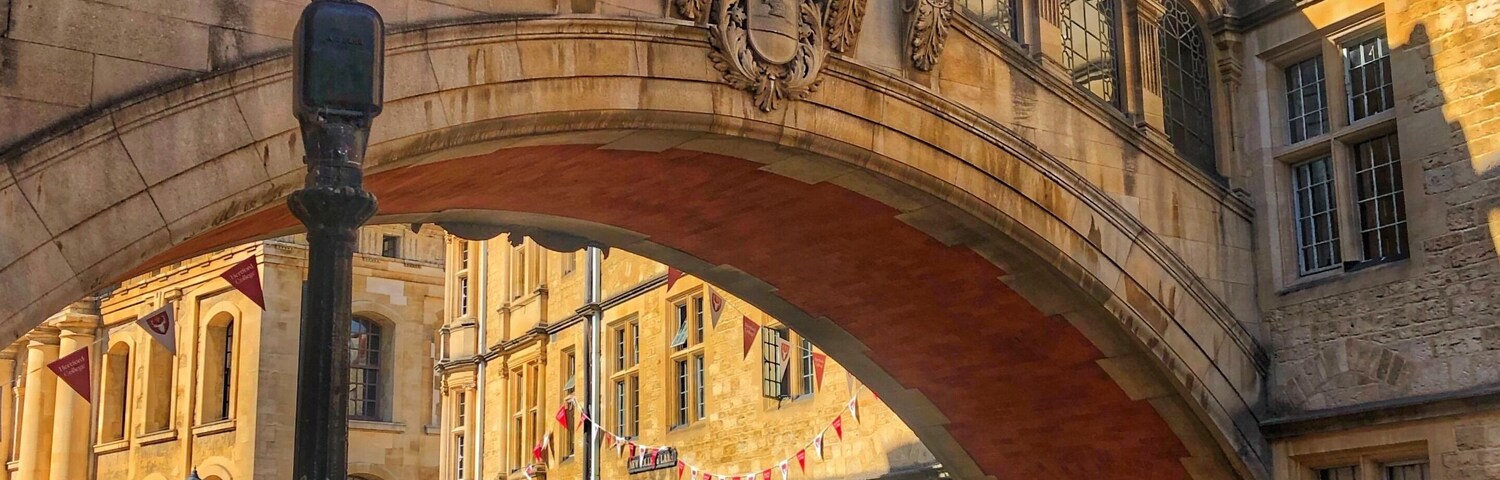 Connecting two parts of Hereford college in Oxford, named due to its likeness to the famous Venetian one, although it more resembles the Rialto bridge.