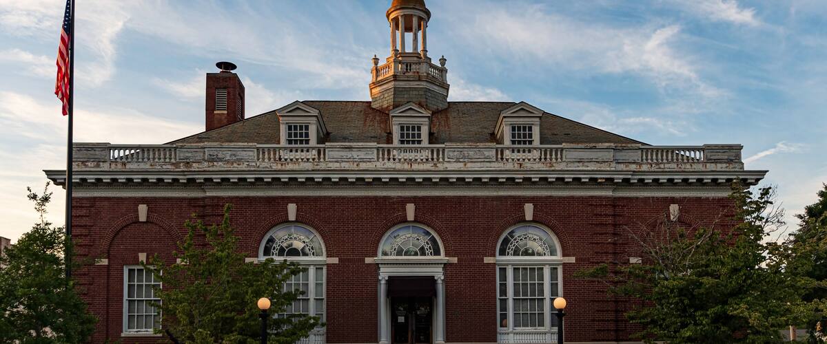 View of old Post Office from E Broad Street in Eufaula