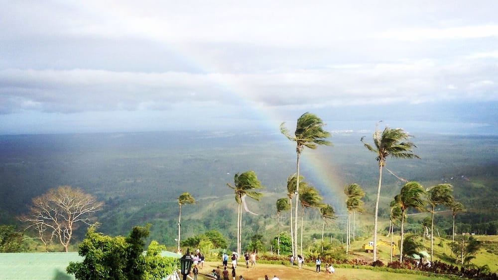 Rainbow below my feet