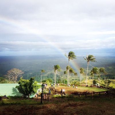 Rainbow below my feet