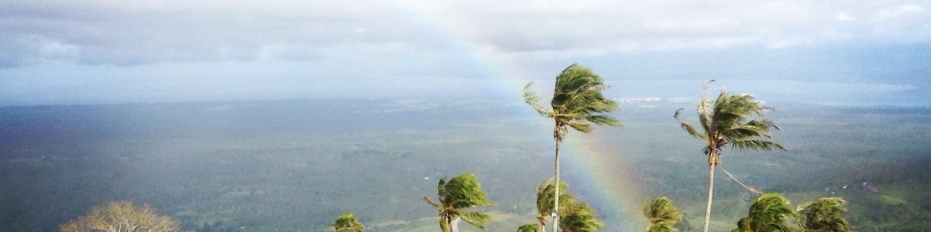 Rainbow below my feet