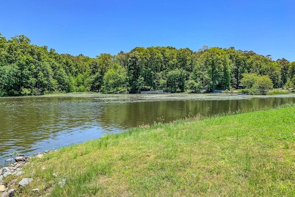 view of Cane Creek Lake in Arkansas