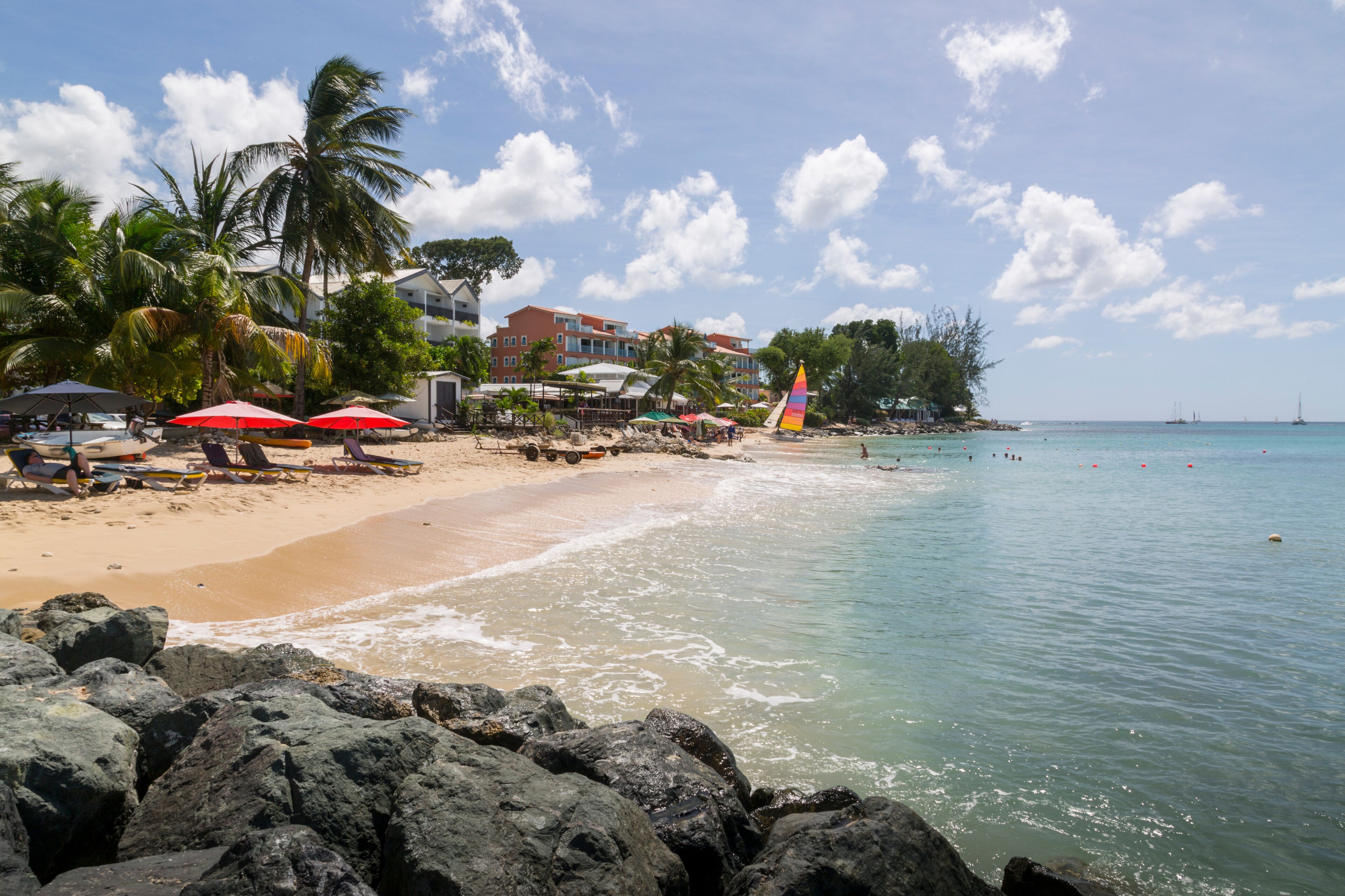 Beach, Holetown, St. James, Barbados, West Indies, Caribbean