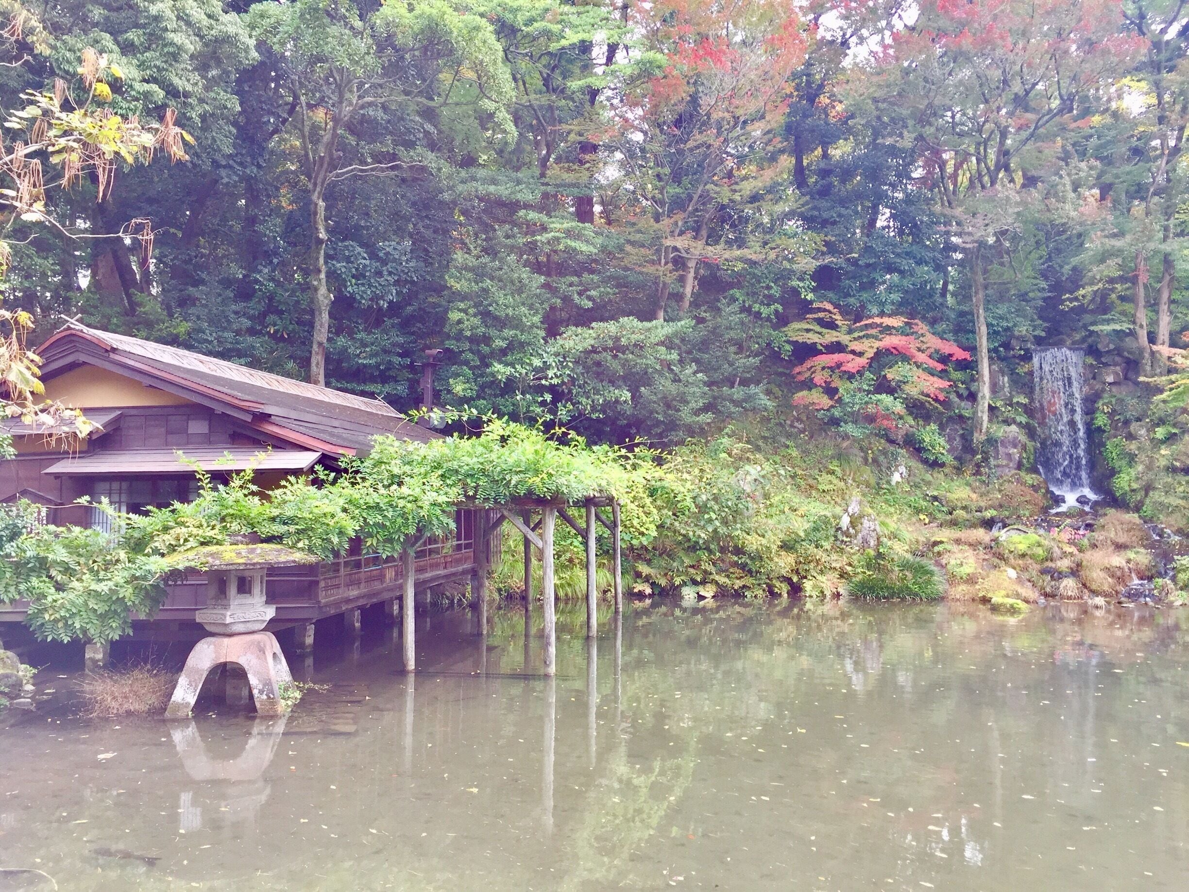 Beautiful, serene garden across from the Kanazawa castle. 