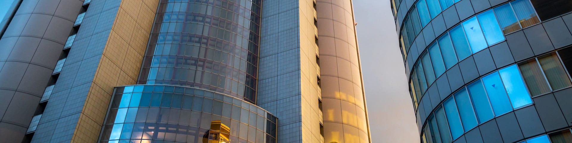 Kanazawa showing a city and a high rise building