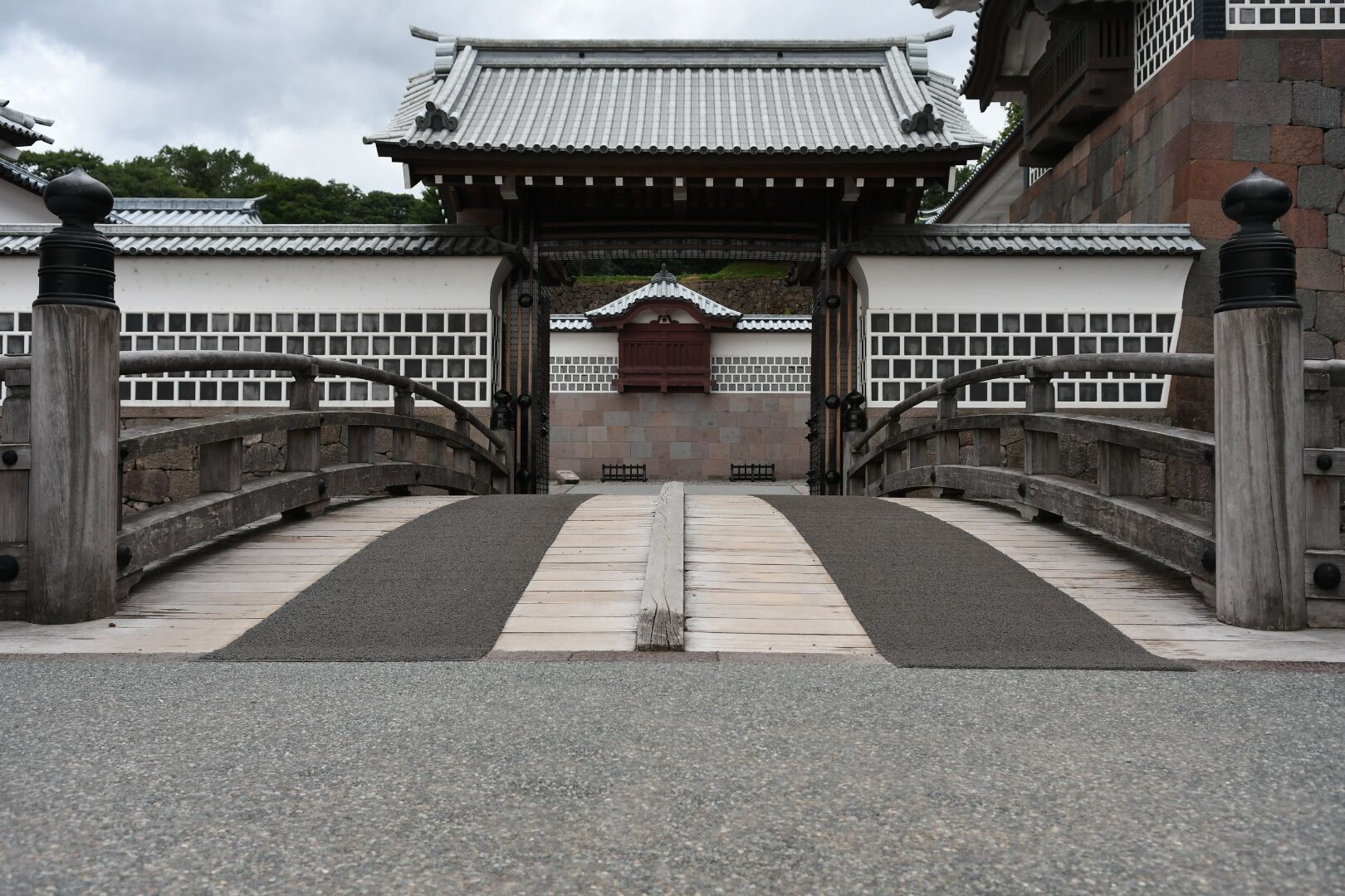 Main exit after the tour of the building. Get down low.
