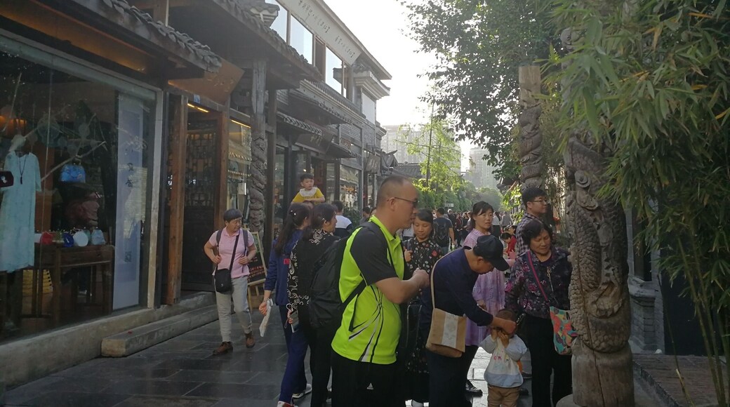 Wide Alley on a sunny Sunday afternoon.