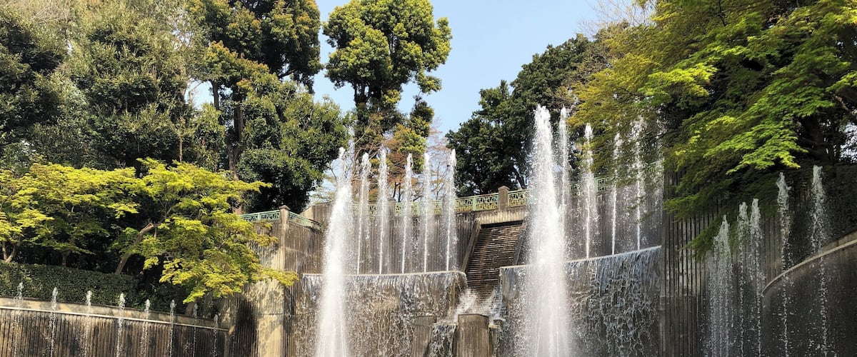 Enjoy walking in the garden. You can see the combination of big springs and waterfalls with colorful plants and flowers.