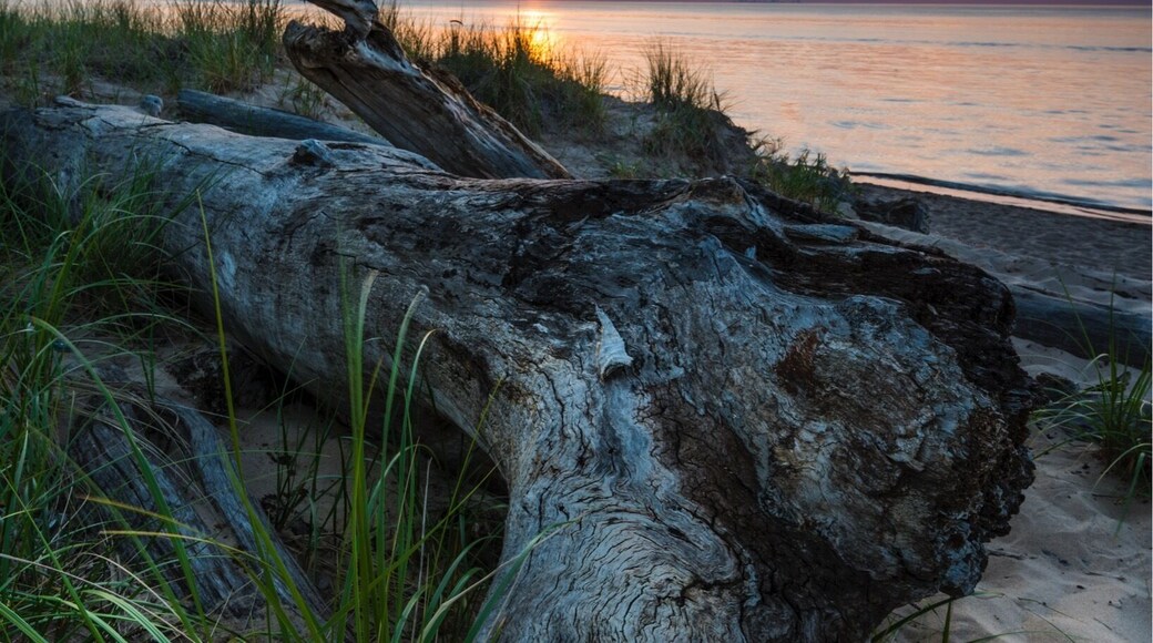 Indiana sunset in the summer months you will have to pay to get to this beach.