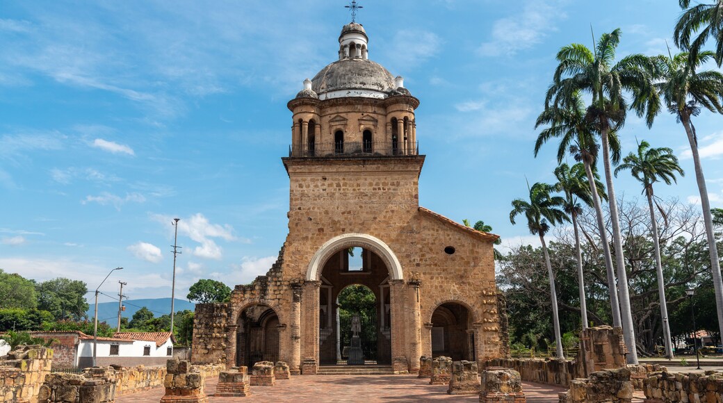 Ruins of the old temple of the Colombian congress in the city of Cúcuta, which was largely destroyed by an earthquake in 1875. Norte de Santander. Colombia.