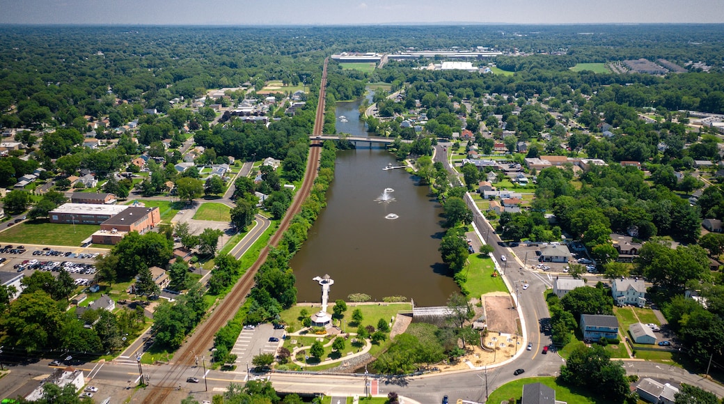 Aerial of Piscataway New Jersey