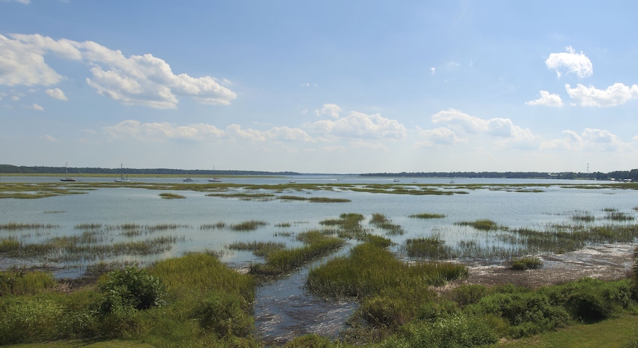 The Atlantic Intra - Coastal Waterway at Beaufort, Lady Island, Port Royal, and Parris Island, South Carolina., Shutterstock ID 144963010, purchase_order: SP-1269 HA 2018 Batch 1, Order: , client: , o
