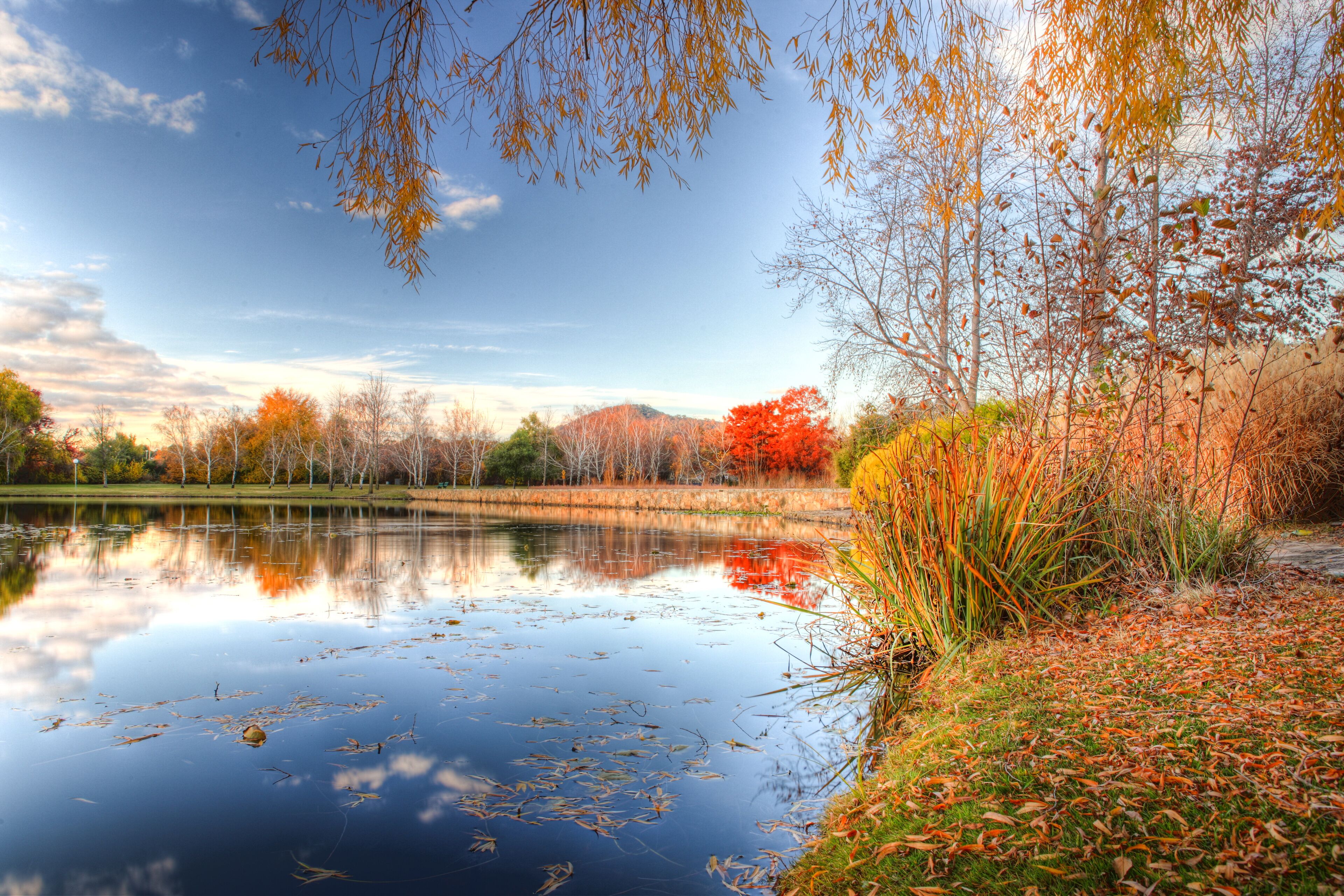 Lake Burley Griffin in Canberra, Australian Capitol Territory. Australia.