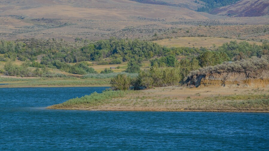 The view of C. Ben Ross Reservoir near Hillsdale, Adams County, Idaho