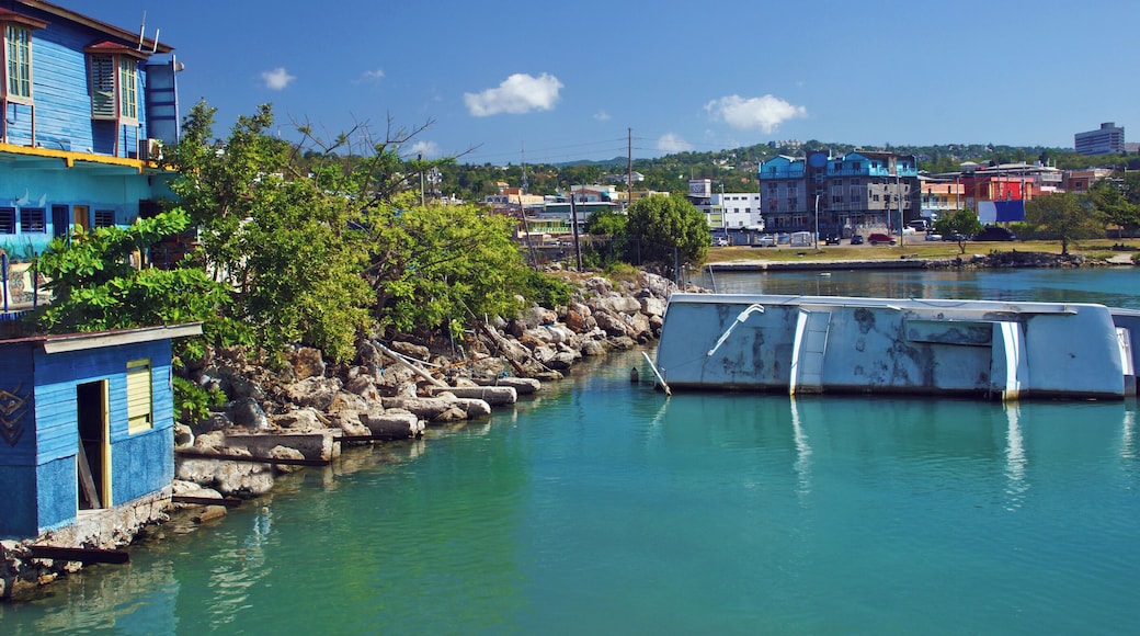 Poor area of Falmouth, Jamaica on Montego Bay in the Caribbean.'