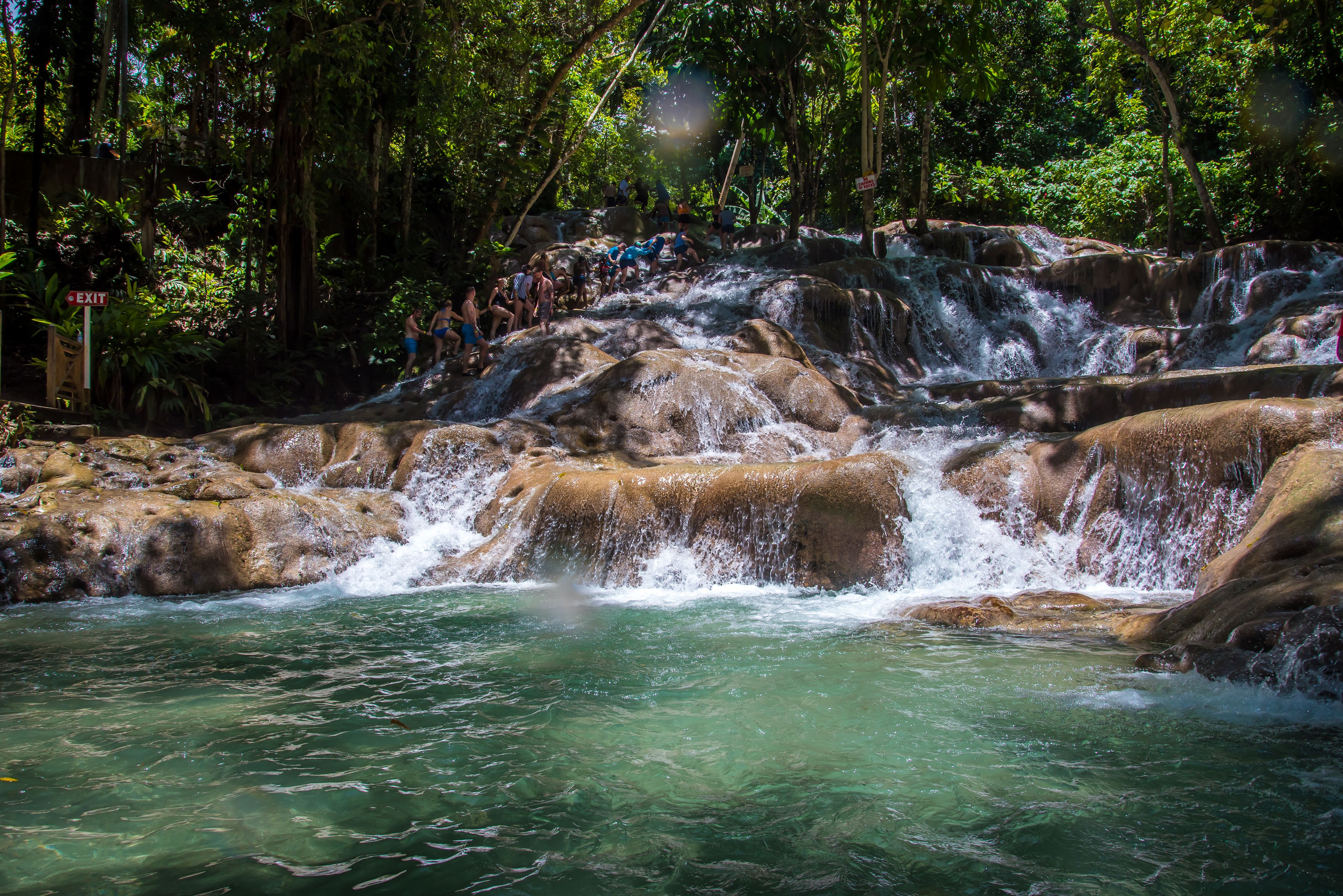 Dunn's Waterfalls in Jamaica 