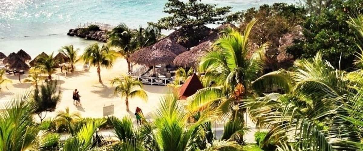 View from our balcony on the resort