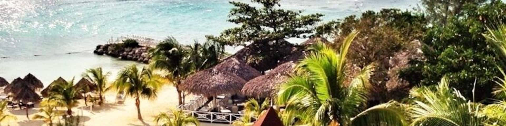 View from our balcony on the resort