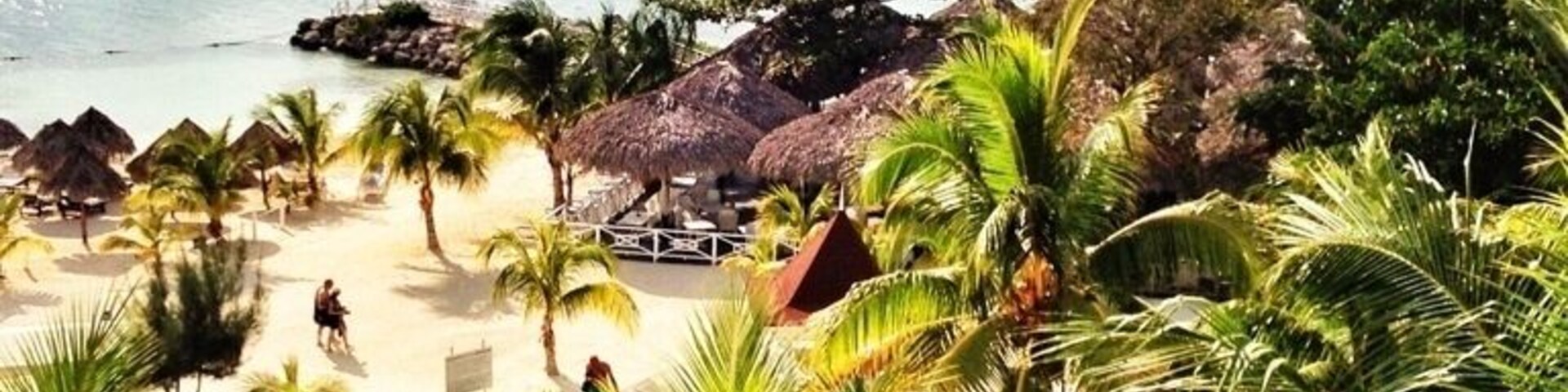 View from our balcony on the resort