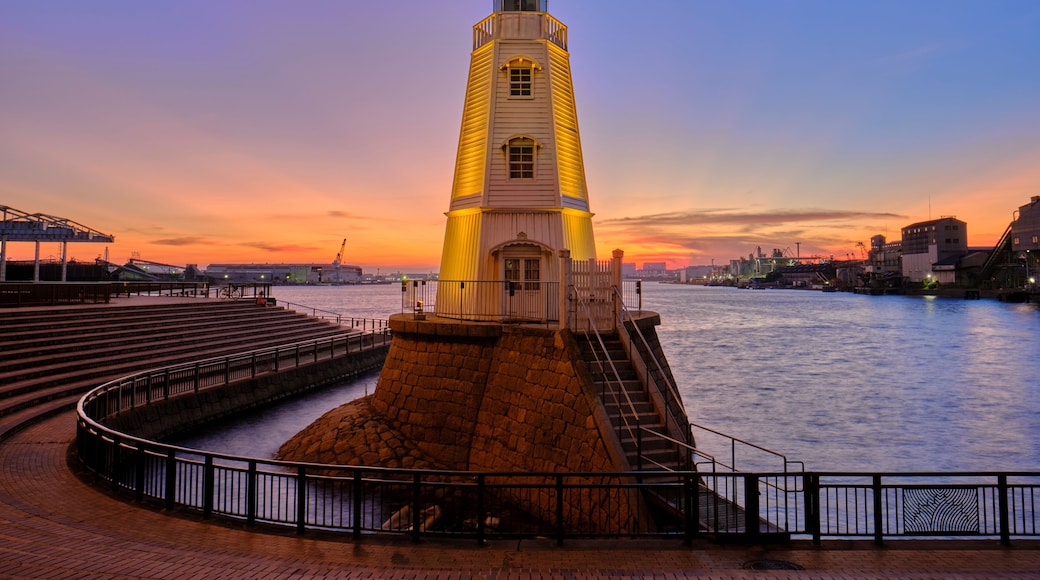 Sakai Lighthouse in Osaka, Japan