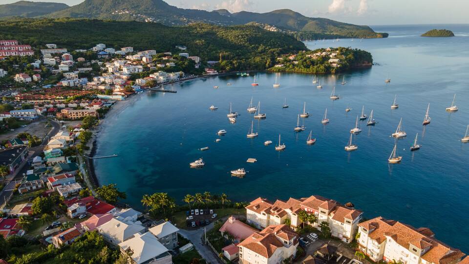 Sunrising in Anse Mitan, Les Trois-Ilets, Martinique, French Antilles