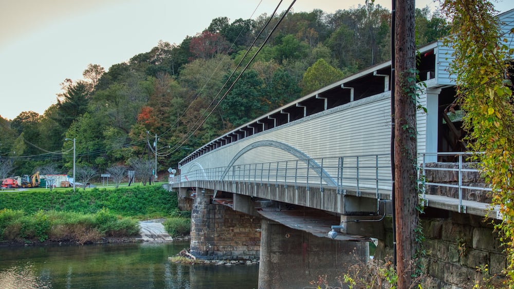 Philippi Covered Bridge along US Route 250