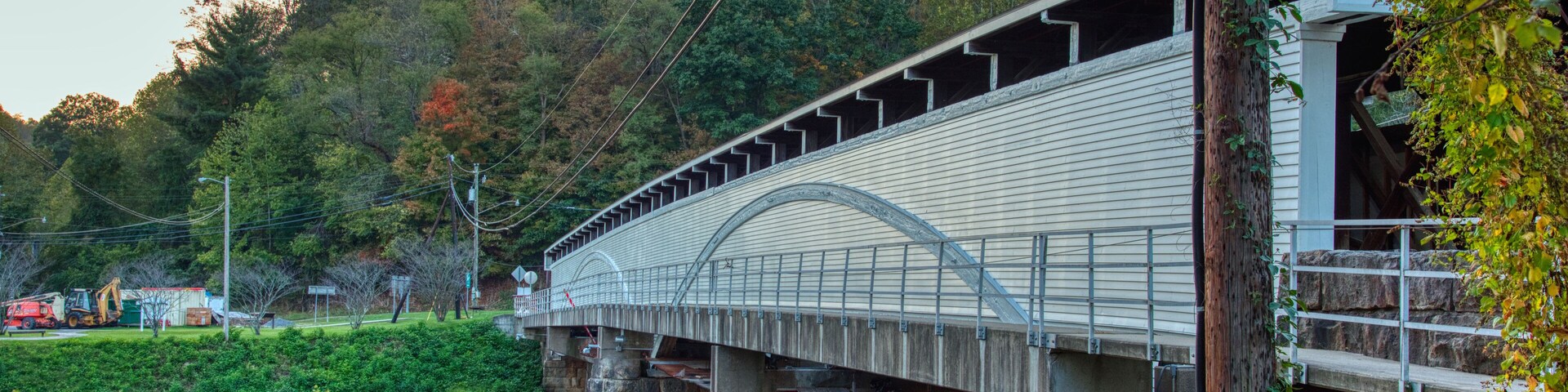 Philippi Covered Bridge along US Route 250