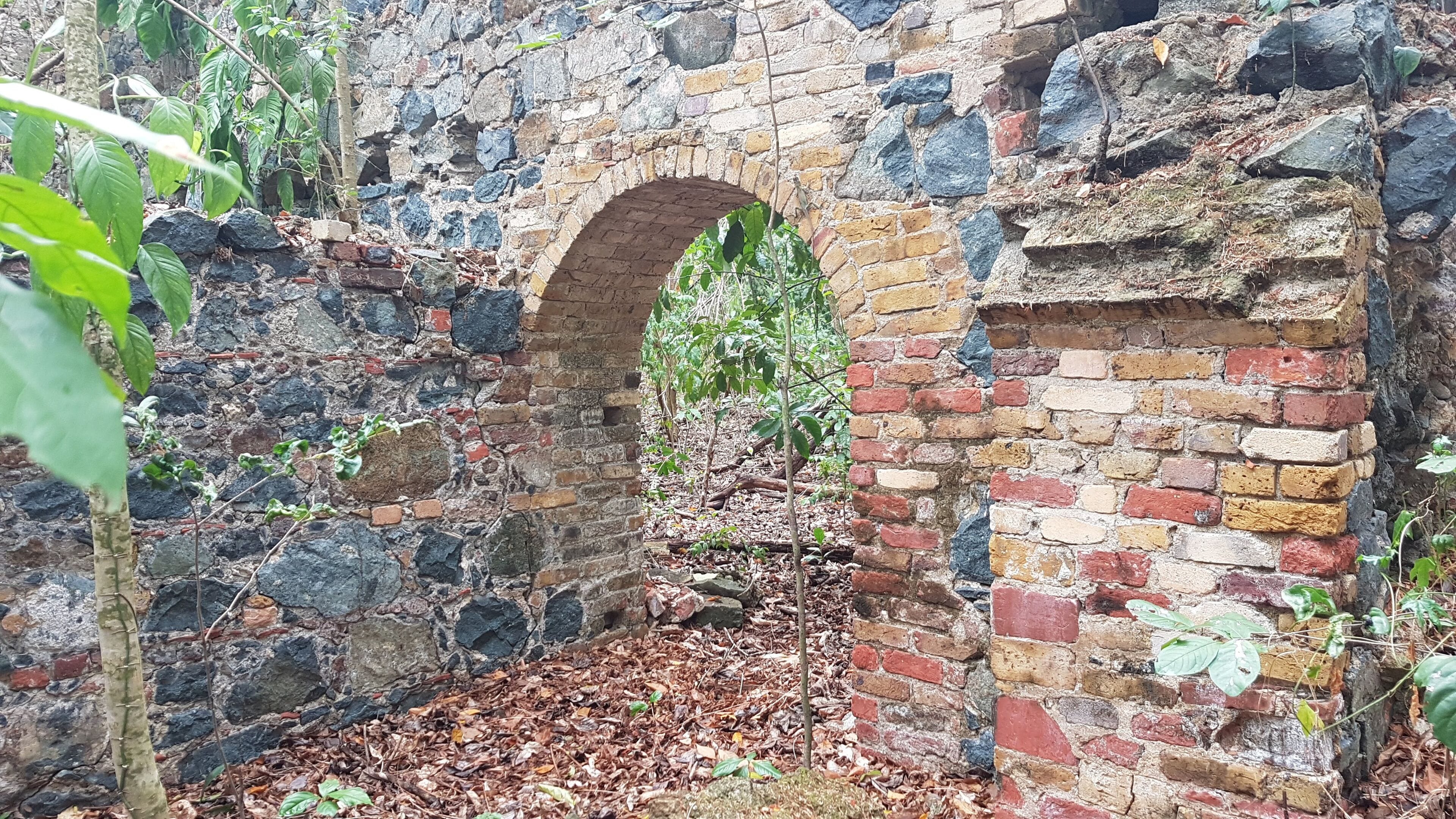 Ruins of sugar and rum factory, 1800