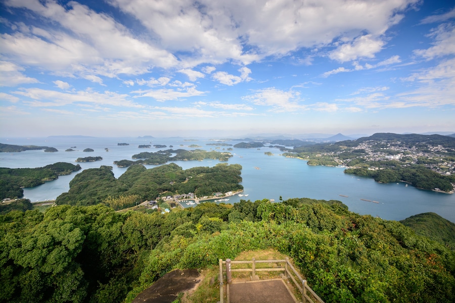 Ninety-nine Island in Sasebo, Nagasaki, Japan